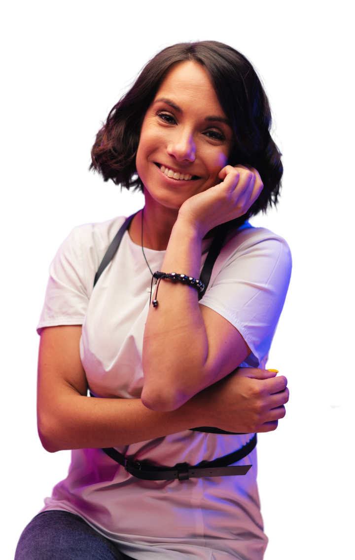 Smiling woman representing confident healthcare marketing decisions for a UAE clinic