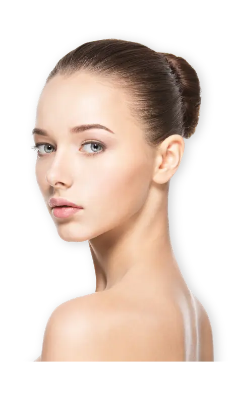 Medical and dental marketing in UAE: Studio portrait of a woman for the dermatology and medical aesthetics overview