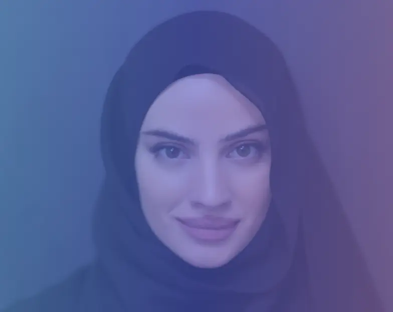 Medical and dental marketing in UAE: Woman wearing a black headscarf in the fertility-preservation section